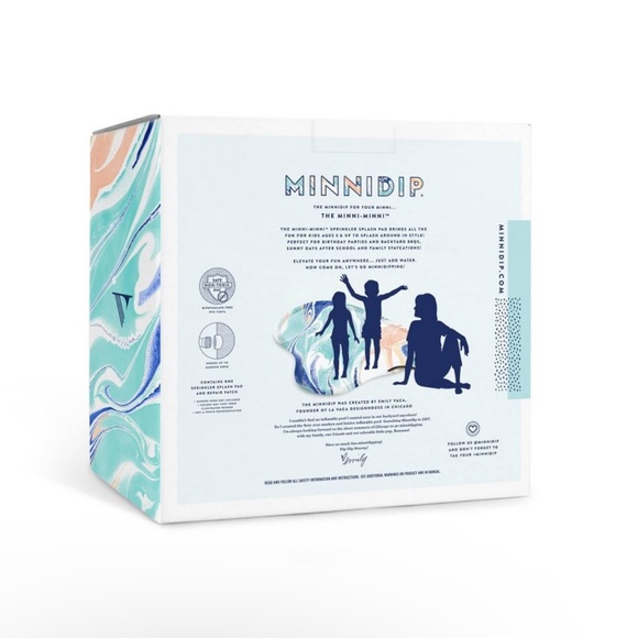 Minnidip splash pad watercolor swirl - Picture 3 of 5